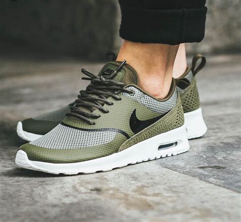 Olive Green Nikes Sneakers 